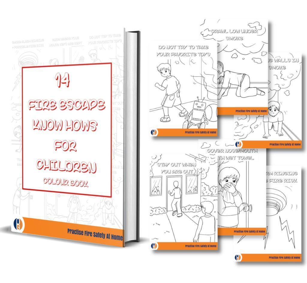 Fire Escape Colouring eBook