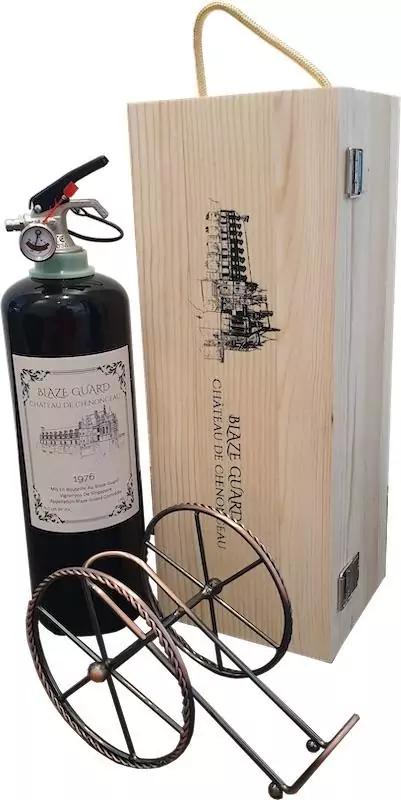 Red Wine Bottle Fire Extinguisher