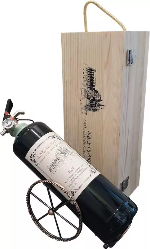 Red Wine Bottle Fire Extinguisher