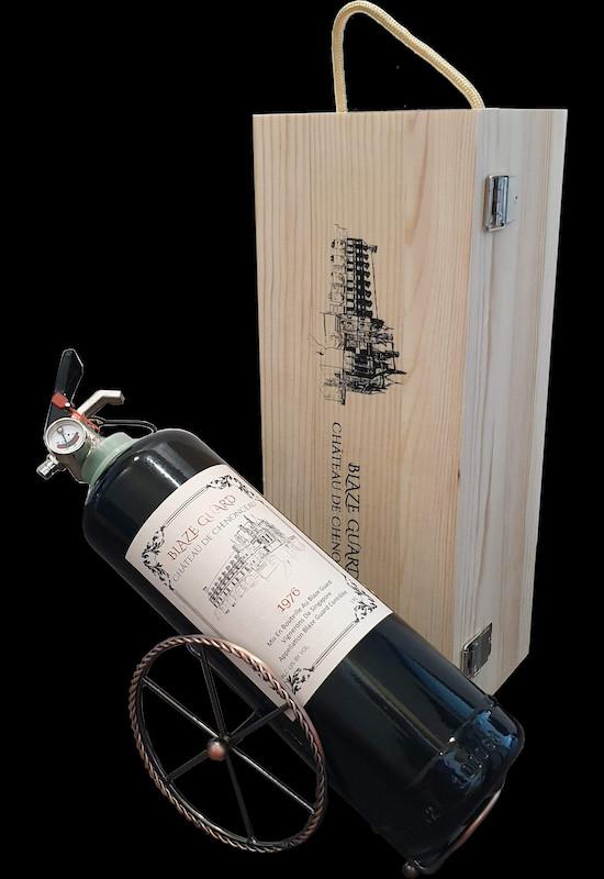 Red Wine Bottle Fire Extinguisher